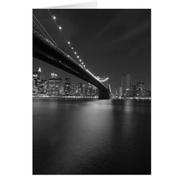 Black White New York City Skyline (Voorkant)