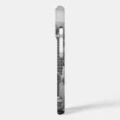 Black White New York City Skyline Case-Mate iPhone Case (Achterkant / Links)