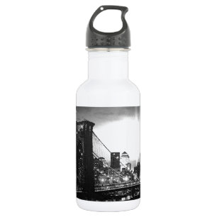 Black & White New York City Waterfles