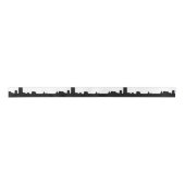 Black & White New York Silhouette Pop Art Lint (Voorkant)