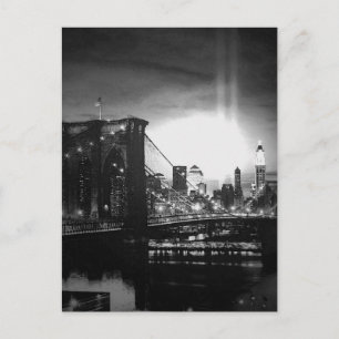 Black & White New York Skyline Briefkaart
