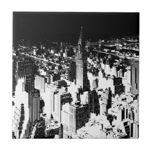 Black & White New York Tegeltje