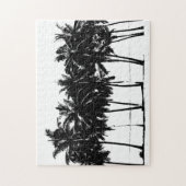 Black White Palm Trevel Art Legpuzzel (Verticaal)