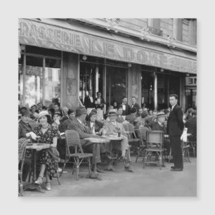 Black & White Paris Cafe