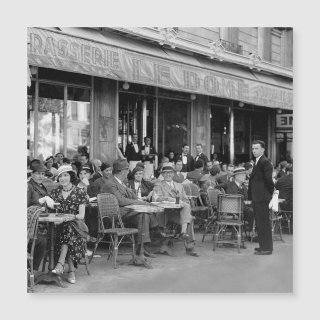 Black & White Paris Cafe (Voorkant)