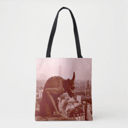 Black & White  Paris Foto Gargoyle Tas