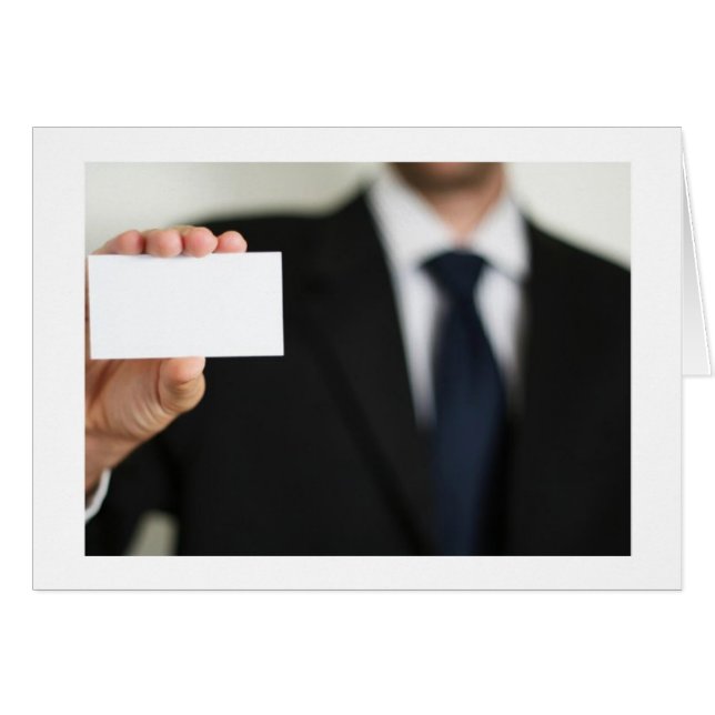 Black White past zakelijk Man aan (Voorkant Horizontaal)