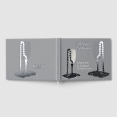 Black & White Pearl Champagne Glass Wedding (Complet)