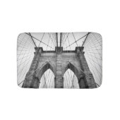 Black & White Photo Brooklyn Bridge Badmat (Voorkant)