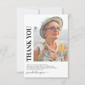 Black White Photo Funeral Merci (Devant)