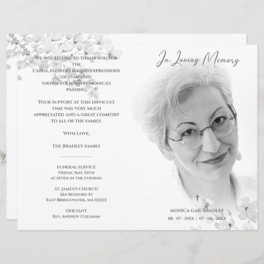 Black & White Photo Herinnering Service Beste Ones (Voorkant / Achterkant)