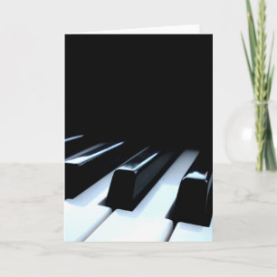 Black & White Piano Keys Kaart