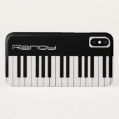 Black & White Piano Keys | Muziekgeschenken Case-Mate iPhone Case (Achterkant (horizontaal))
