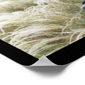 Black White Pick Seat Not Side Wedding Foto Poster (Hoek)