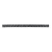 Black White Polka Dots Pattern Lint (Voorkant)