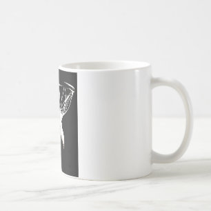 Black White Pop Art Basketball Koffiemok