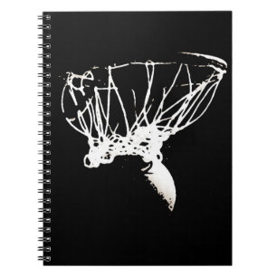 Black White Pop Art Basketball Notitieboek