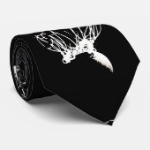 Black White Pop Art Basketball Stropdas (Opgerold)