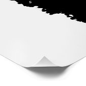 Black & White Pop Art Gorilla Perfect Poster (Hoek)