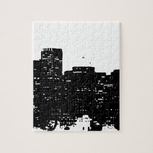 Black White Pop Art New York City Legpuzzel