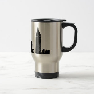 Black & White Pop Art New York Reisbeker