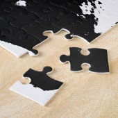 Black White Pop Art Panda Legpuzzel (Zijkant)