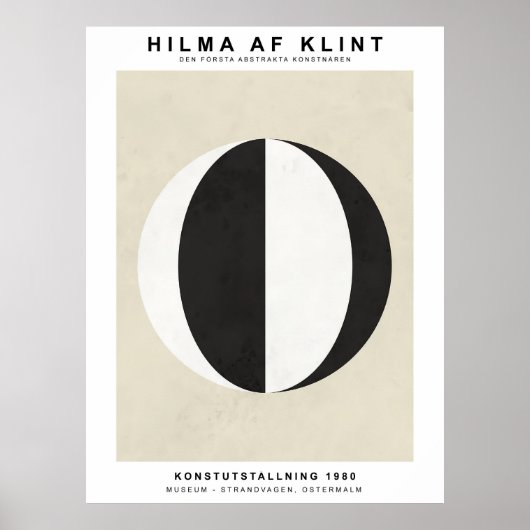 Black White Poster (Voorkant)