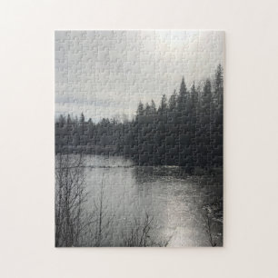 Black White Puzzle Legpuzzel