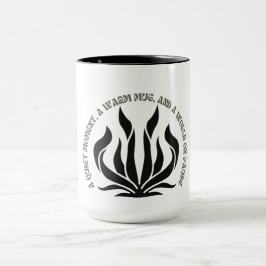 Black & White Quote Mug (Centre)
