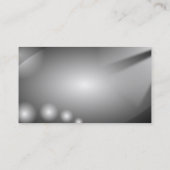 Black White Red Modern Cool Visitekaartje (Achterkant)