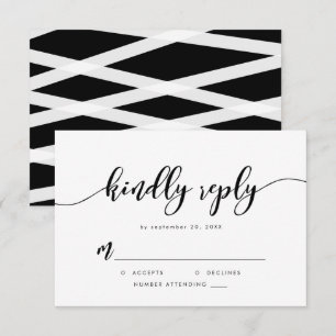 Black & White Relax Script Vriendelijk Antwoord