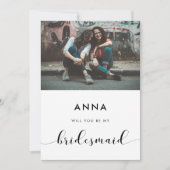 Black & white Serez-vous mon carte photo de femme  (Devant)