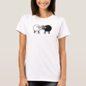 Black White Sheep T-Shirt (Voorkant)