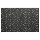 Black White Simple Scissor Pattern Stof (Fat Quarter)