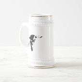 Black & White Skydiving Bierpul (Voorkant links)