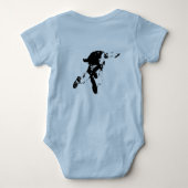 Black & White Skydiving Romper (Achterkant)