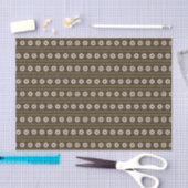 Black & White Small Florals Tissuepapier (Craft)