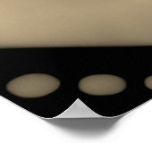 Black & White Smooth - Poster (option toile) (Coin)