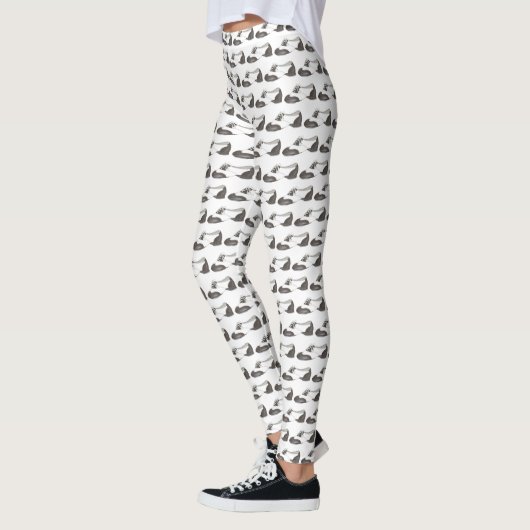 Black White Tap Oxford Dance Shoe Dancer Leggings (Links)