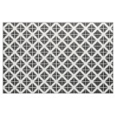 Black White Trendy Triangles Fabric Stof (Yard (91,4 cm))