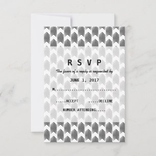 Black White Tribal Arrows Response Kaart