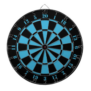 Black White Turquoise Dart Board Dartbord