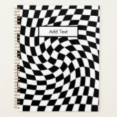 Black & White Warped Checkered Pattern Custom (Devant)