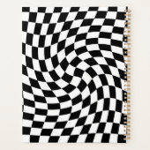 Black & White Warped Checkered Pattern Custom (Dos)