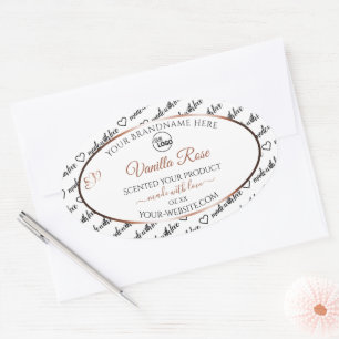 Black White Word Art Product Labels Roos Gold Logo