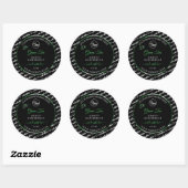 Black White Word Cloud Green Product Labels Logo (Vel)