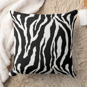 Black White Zebra Design Pillow Kussen