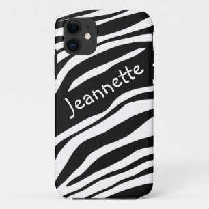 Black & White Zebra Imprimer iPhone 5 Coque