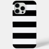 Black Wide Stripe Case-Mate iPhone Case (Achterkant)
