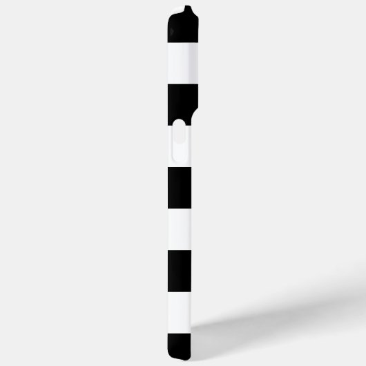 Black Wide Stripe Case-Mate iPhone Case (Achterkant / Rechts)